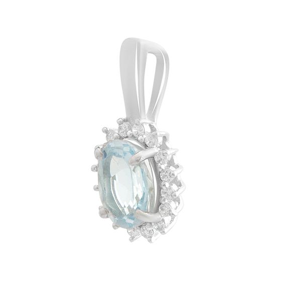Срібна підвіска з топазом 1.079ct