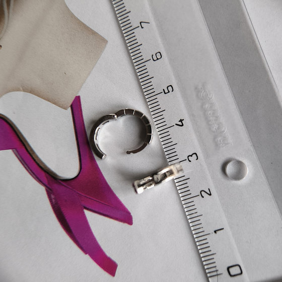 Серебряные серьги с фианитами 0.12ct