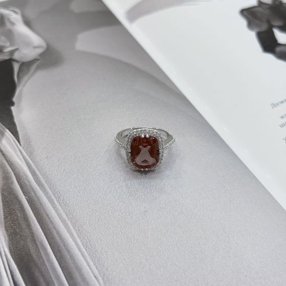 Серебряное кольцо с султанитом 5.503ct