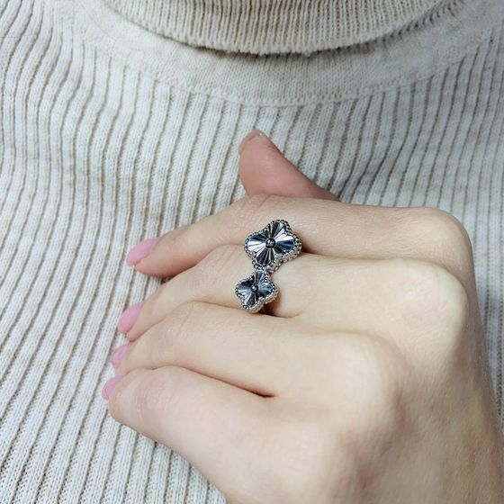 Серебряное кольцо без камней