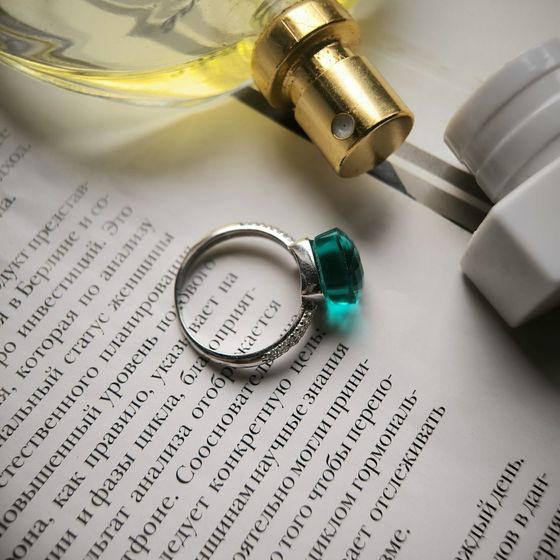Silver Ring with Fianites