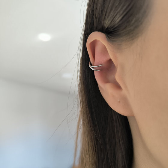 Серебряные серьги без камней