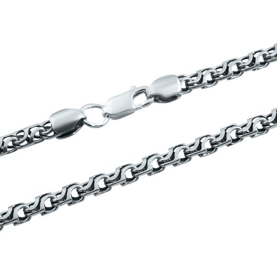 Серебряная цепочка без камней