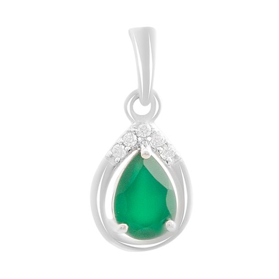 Срібна підвіска з агатом 0.838ct