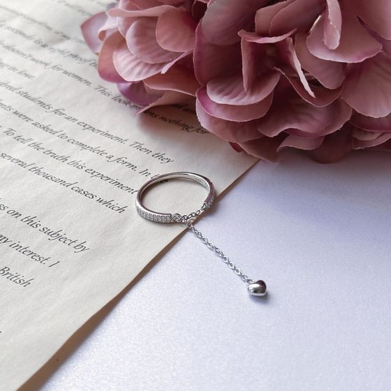 Silver Ring with Fianites