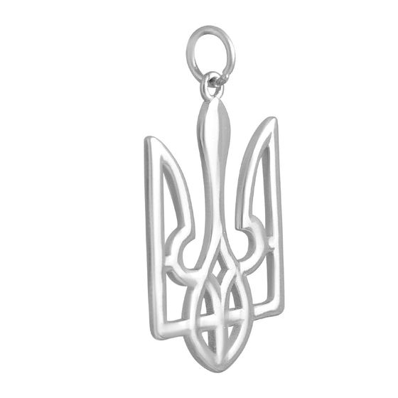 Срібна підвіска без каменів