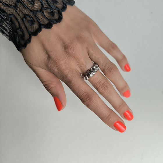 Серебряное кольцо без камней