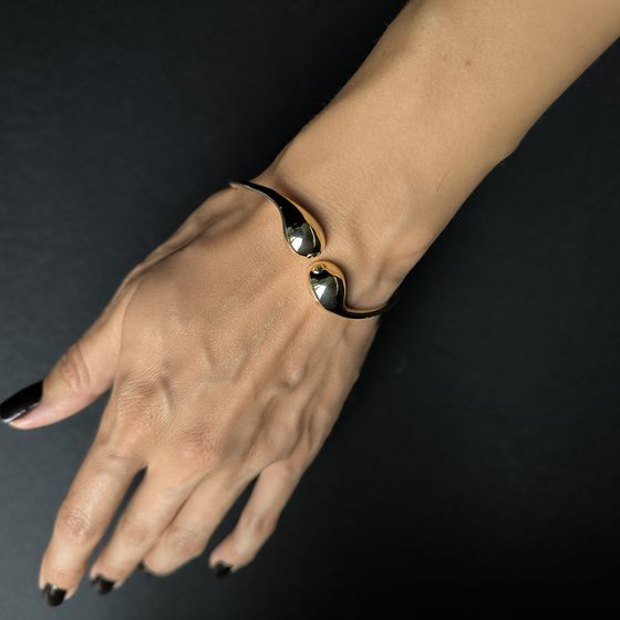 Серебряный браслет без камней