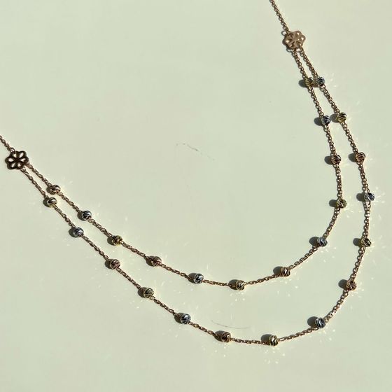 Золоте кольє без каменів