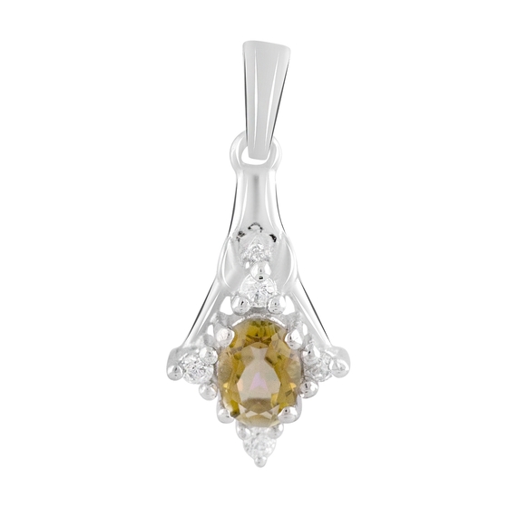 Срібна підвіска з цитрином nano 0.87ct