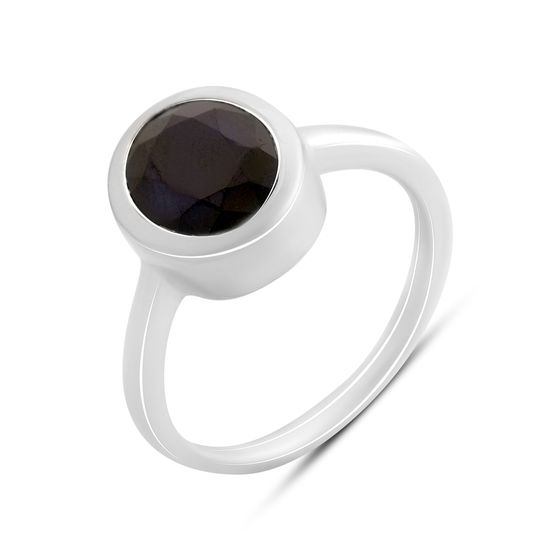 Серебряное кольцо с сапфиром 2.963ct