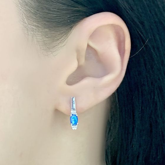 Серебряное кольцо с опалом