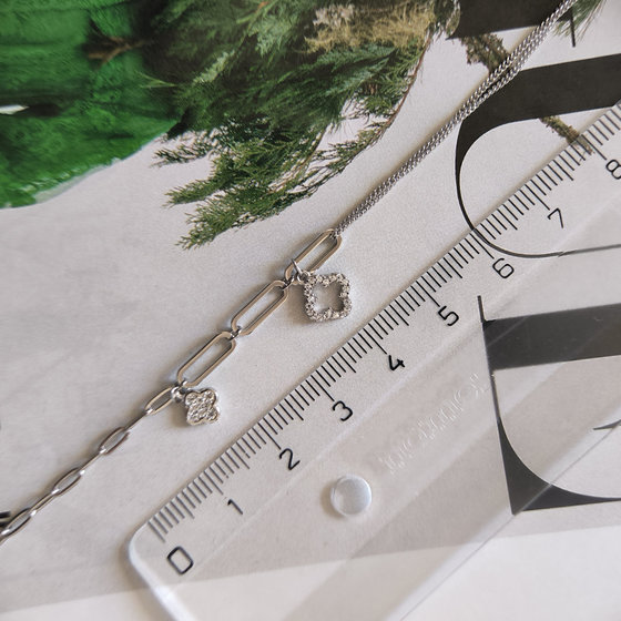 Серебряный браслет с фианитами