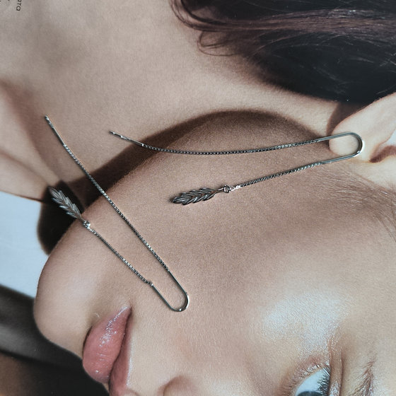 Серебряные серьги без камней