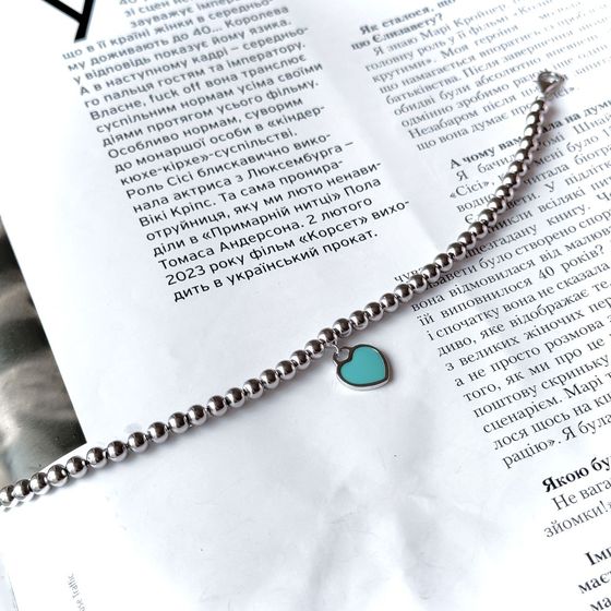 Silver bracelet with yemallu