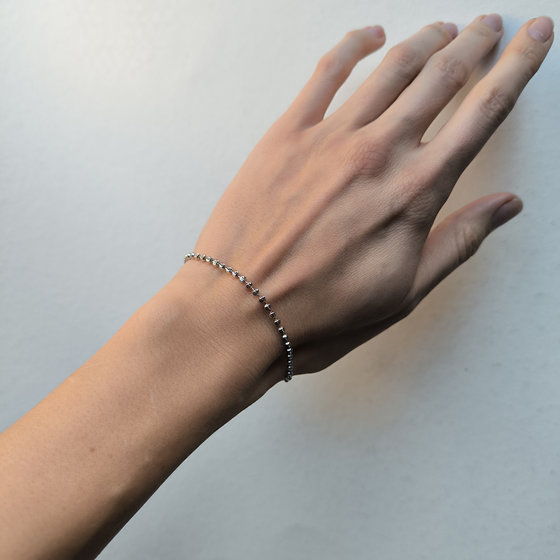 Серебряный браслет без камней