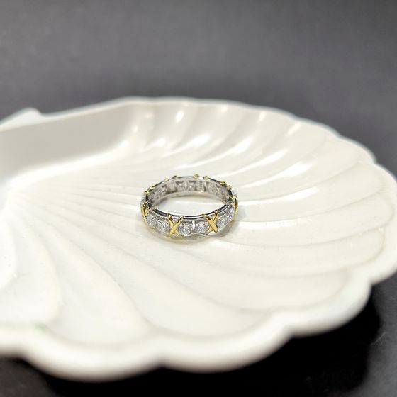 Серебряное кольцо с фианитами