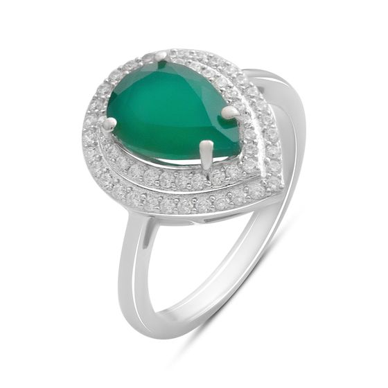 Серебряное кольцо с агатом 2.266ct