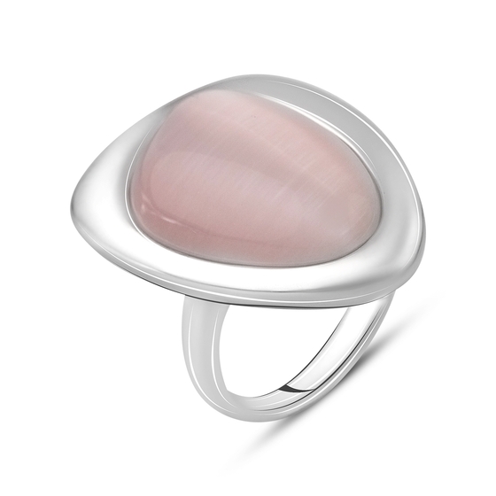 Срібна каблучка з котячим оком 15.267ct