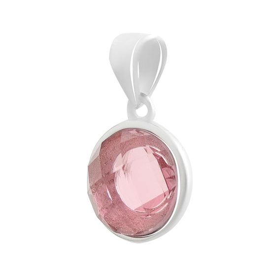 Серебряная подвеска с фианитами