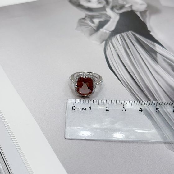 Серебряное кольцо с султанитом 5.503ct