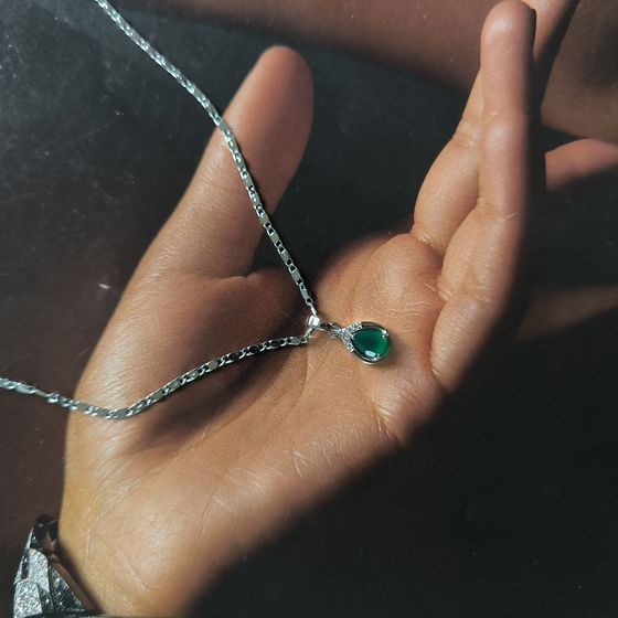Срібна підвіска з агатом 0.838ct