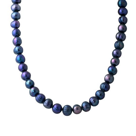 Silver beads with pearls