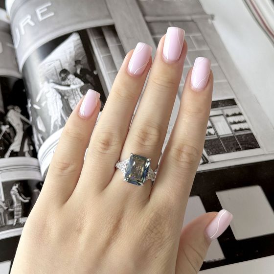 Срібна каблучка з містик топазом 12.237ct