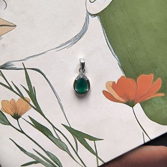 Срібна підвіска з агатом 0.838ct