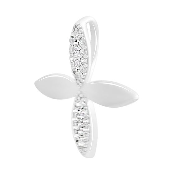 Серебряная подвеска с фианитами 0.26ct