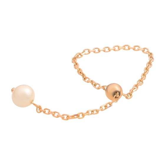 Золотое кольцо с жемчугом