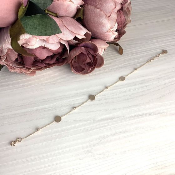 Золотой браслет без камней