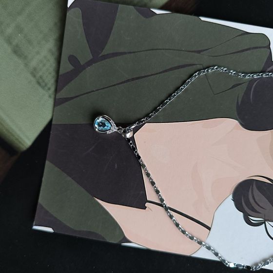 Серебряная подвеска с топазом 0.872ct