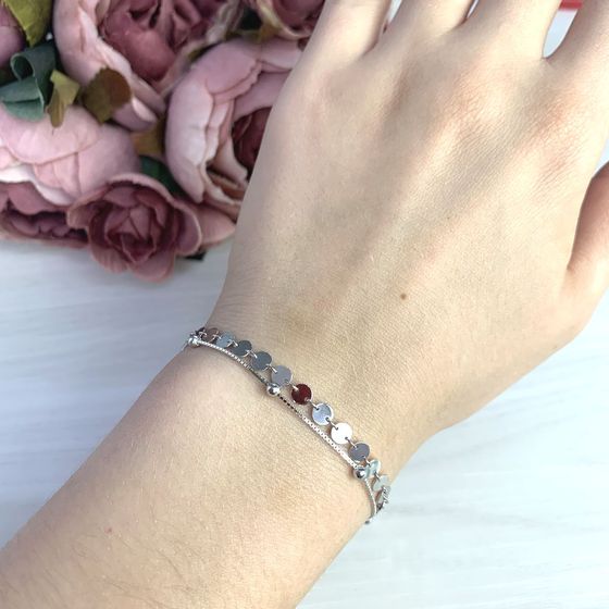 Серебряный браслет без камней