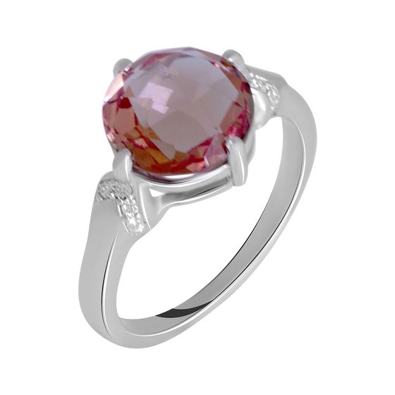 Silver ring with a 3.66-carat sultanite