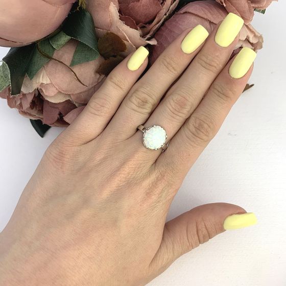 Серебряное кольцо с опалом 2.09ct