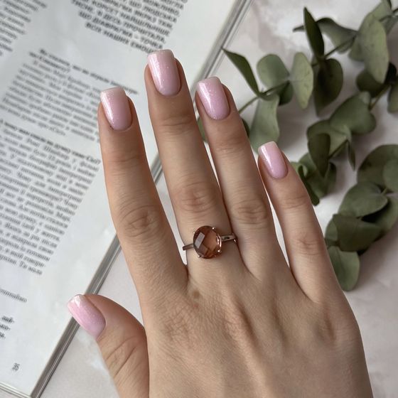 Серебряное кольцо с султанитом 4.235ct