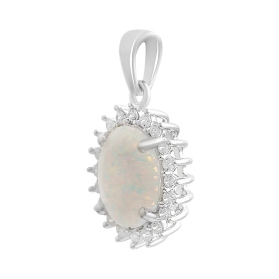 Silver pendant with opal 1.265ct