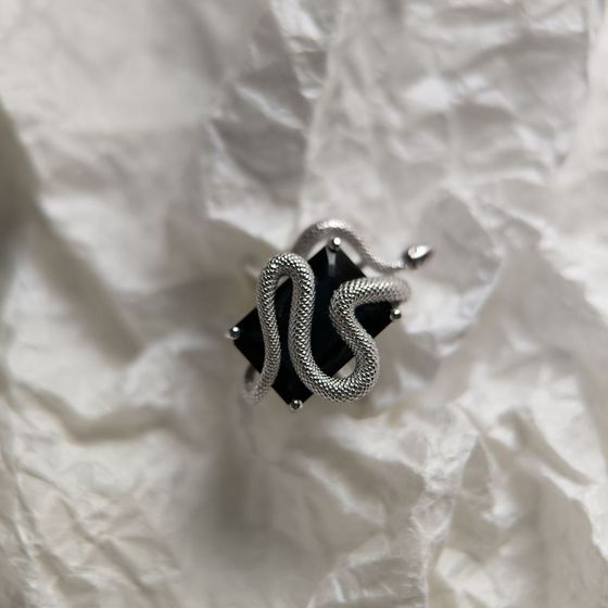 Срібна каблучка із сапфіром nano 6.14ct