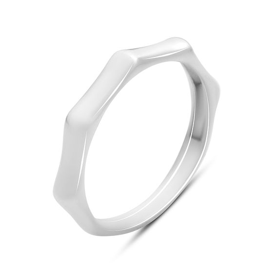 Silver ring without stones