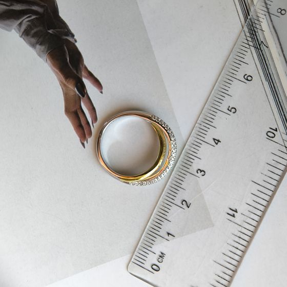 Серебряное кольцо с фианитами