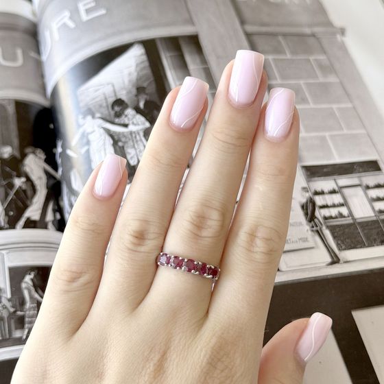 Серебряное кольцо с рубином 2.042ct