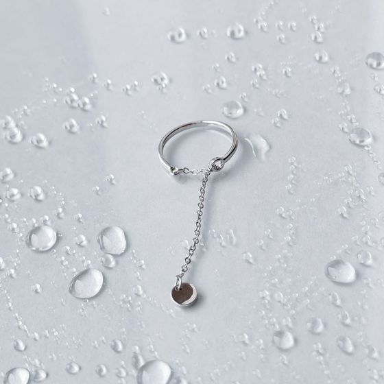 Серебряное кольцо без камней