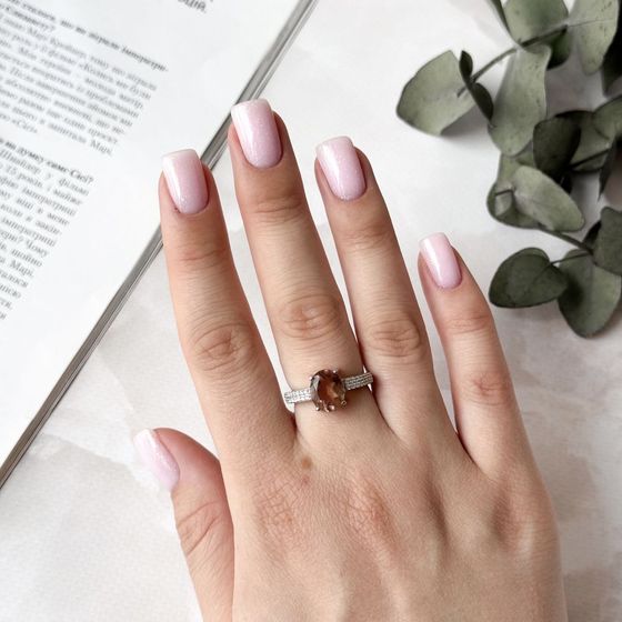 Серебряное кольцо с султанитом 2.795ct