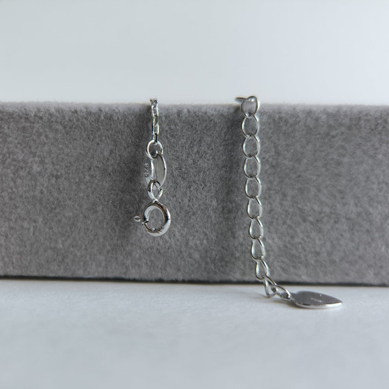 Серебряный браслет с фианитами