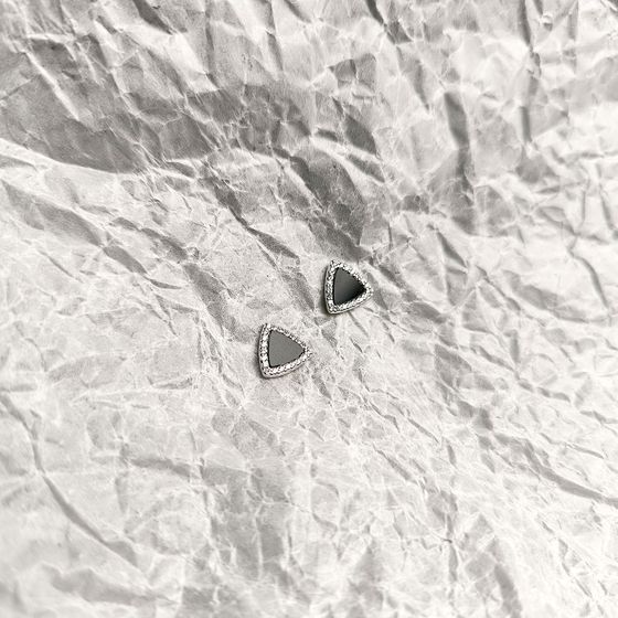 Серебряные серьги с фианитами