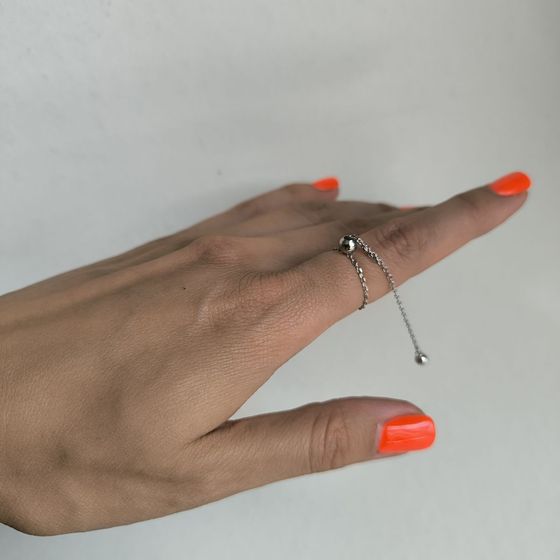 Серебряное кольцо без камней