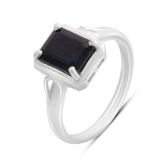 Серебряное кольцо с сапфиром 2.367ct