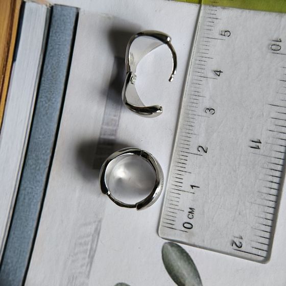 Серебряные серьги без камней