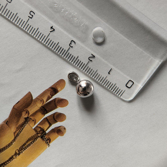 Серебряная подвеска без камней